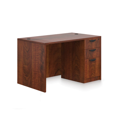 48"x30" Rectangular Desk with B/B/F pedestal