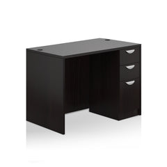 48"x30" Rectangular Desk with B/B/F pedestal