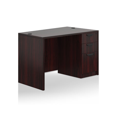 48"x30" Rectangular Desk with B/B/F pedestal