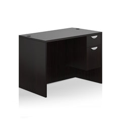 48"x30" Rectangular Desk with Hanging B/F pedestal
