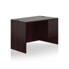 48"x30" Rectangular Desk with Hanging B/F pedestal