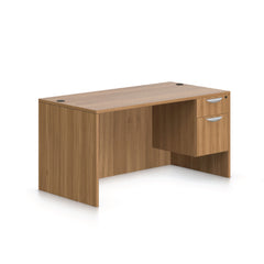 60"x30" Rectangular Desk with Hanging B/F pedestal - Kainosbuy.com