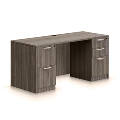66"x24" Credenza shell with B/B/F and F/F pedestals