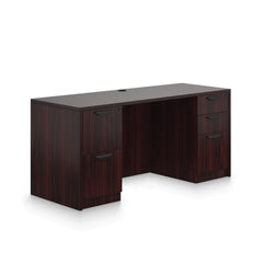 66"x24" Credenza shell with B/B/F and F/F pedestals