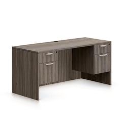 66"x24" Credenza shell with Two Hanging B/F pedestals