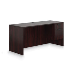 66"x24" Credenza shell with Hanging B/F pedestal