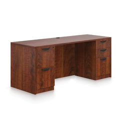 71"x24" Credenza shell with B/B/F and F/F pedestals
