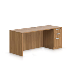 71"x24" Credenza shell with B/B/F pedestal - Kainosbuy.com