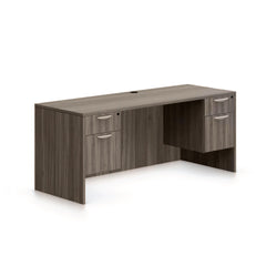 71"x24" Credenza shell with Two Hanging B/F pedestals