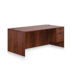 71"x36" Rectangular Desk with Hanging B/F pedestal