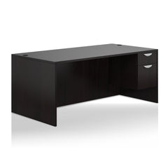 71"x36" Rectangular Desk with Hanging B/F pedestal