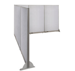 GOF Office L-Shaped Partition 126d x 126w x 72H - Kainosbuy.com