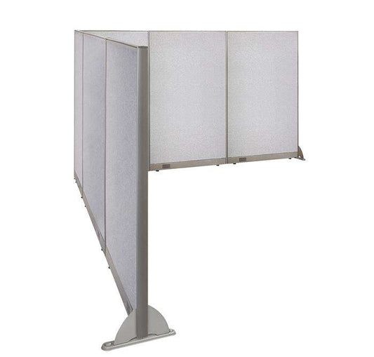 GOF Office L-Shaped Partition 126d x 132w x 72H - Kainosbuy.com