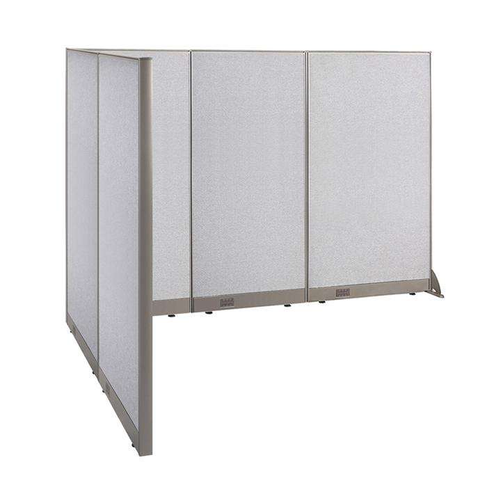 GOF Office L-Shaped Partition 72d x 114w x 72H - Kainosbuy.com