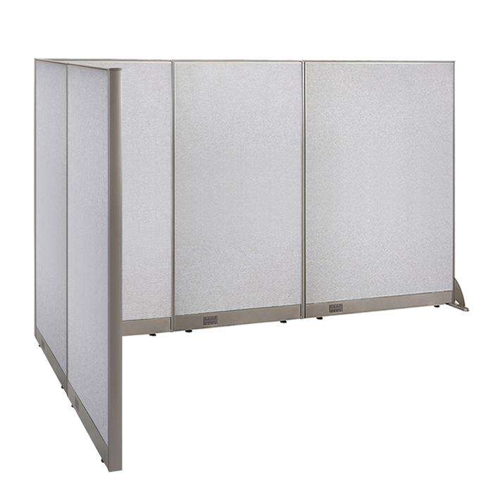 GOF Office L-Shaped Partition 72d x 120w x 72H - Kainosbuy.com