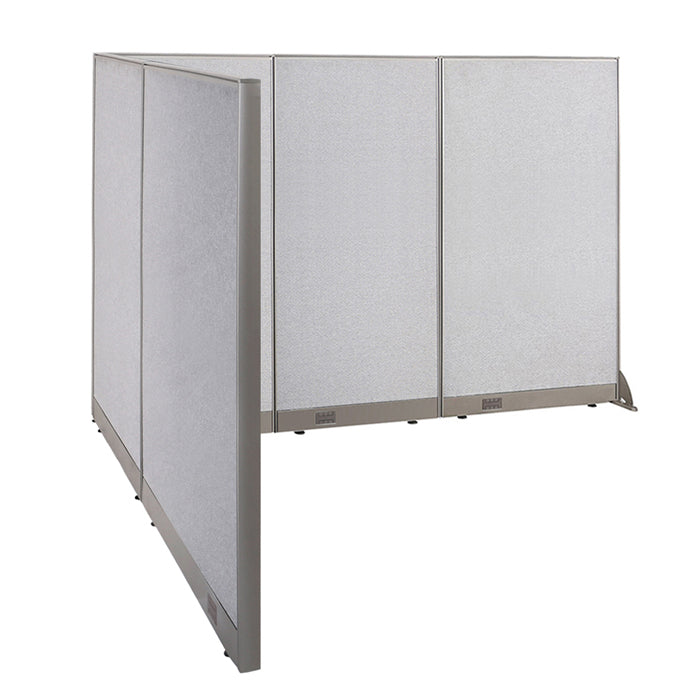 GOF Office L-Shaped Partition 84d x 114w x 72H - Kainosbuy.com