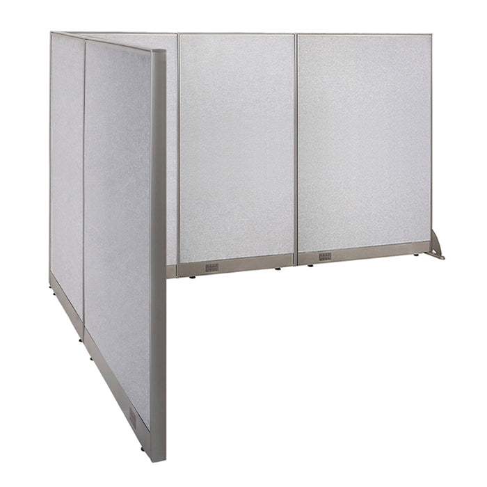 GOF Office L-Shaped Partition 84d x 120w x 72H - Kainosbuy.com