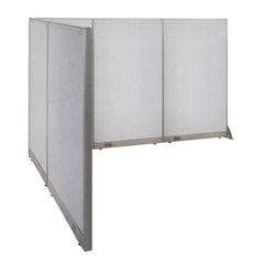 GOF Office L-Shaped Partition 84d x 126w x 72H - Kainosbuy.com