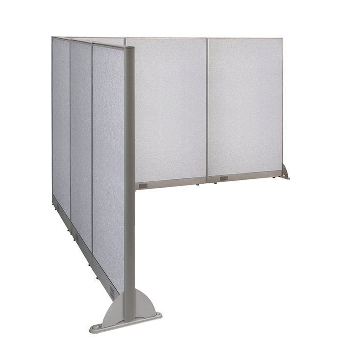 GOF Office L-Shaped Partition 90d x 126w x 72H - Kainosbuy.com