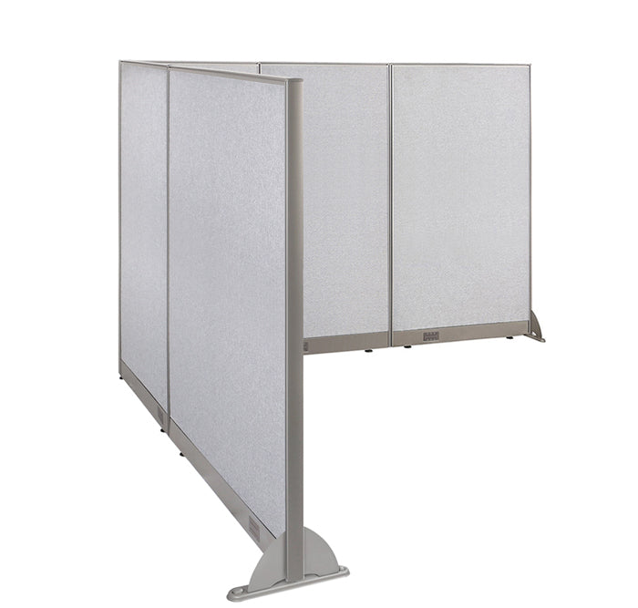 GOF Office L-Shaped Partition 96d x 114w x 72H - Kainosbuy.com