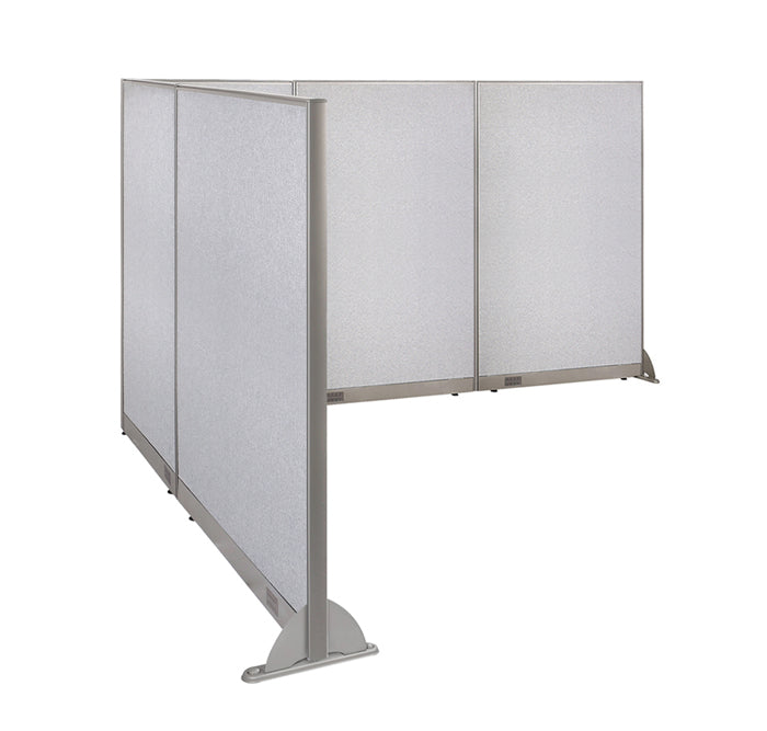 GOF Office L-Shaped Partition 96d x 132w x 72H - Kainosbuy.com