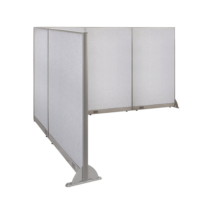 GOF Office L-Shaped Partition 96d x 144w x 72H - Kainosbuy.com