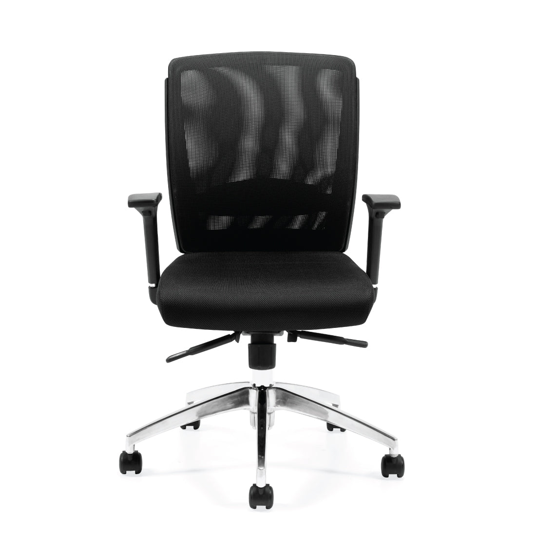 G10904B Mesh Mid Back Synchro-Tilter Chair - Kainosbuy.com