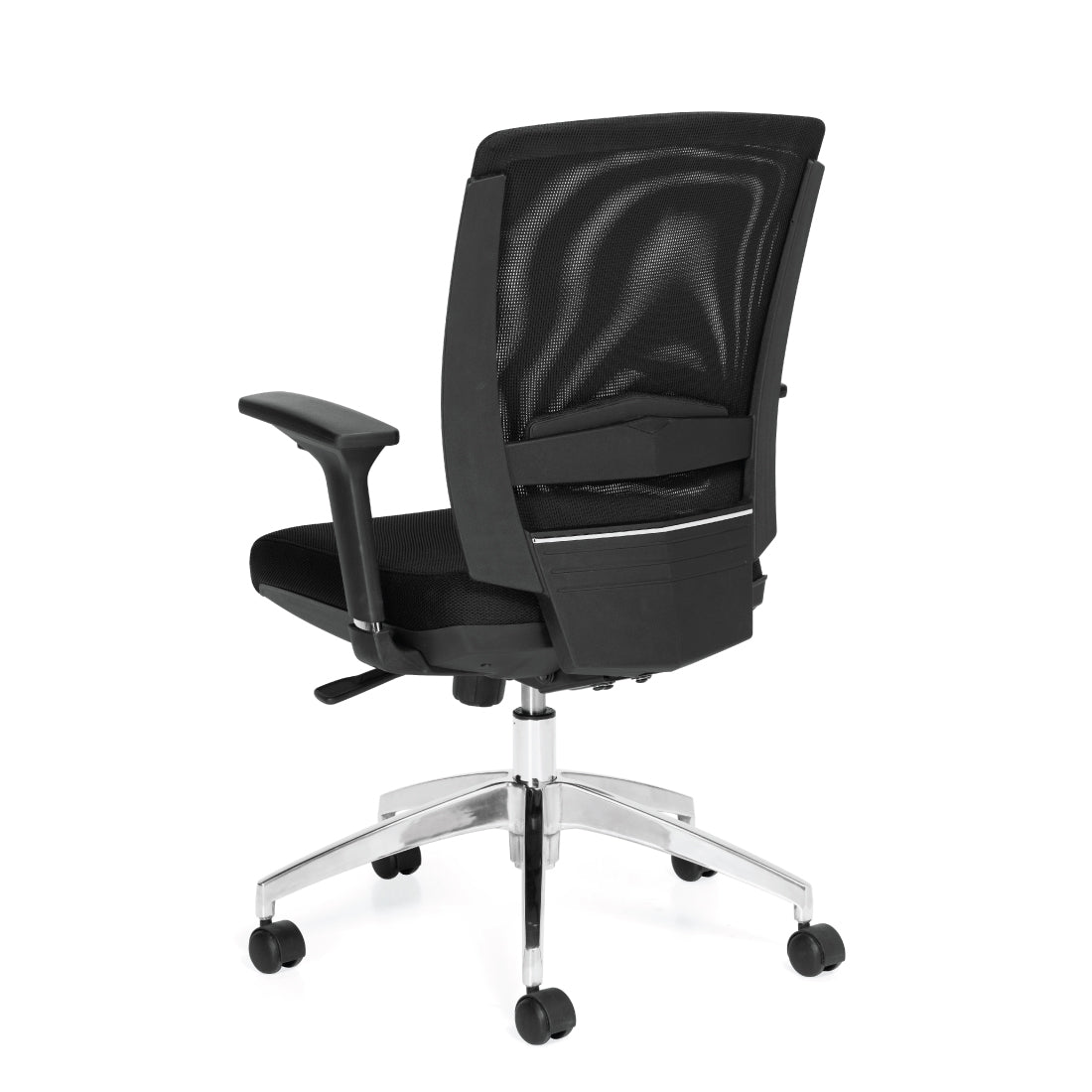 G10904B Mesh Mid Back Synchro-Tilter Chair - Kainosbuy.com
