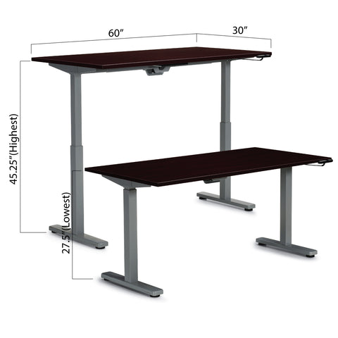 Height Adjustable Desk 60" x 30" - Kainosbuy.com