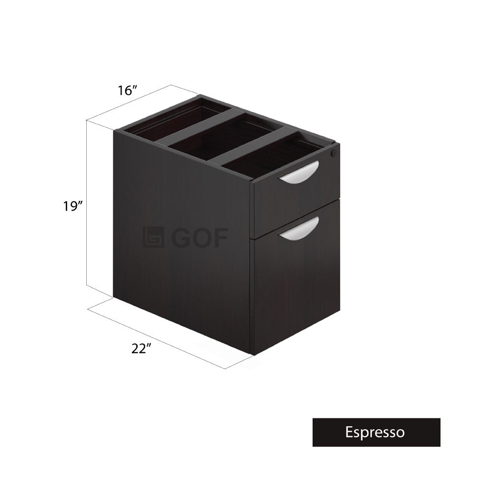 GOF 2 Person Workstation Cubicle (6'D x 12'W x 4'H) / Office Partition, Room Divider - Kainosbuy.com