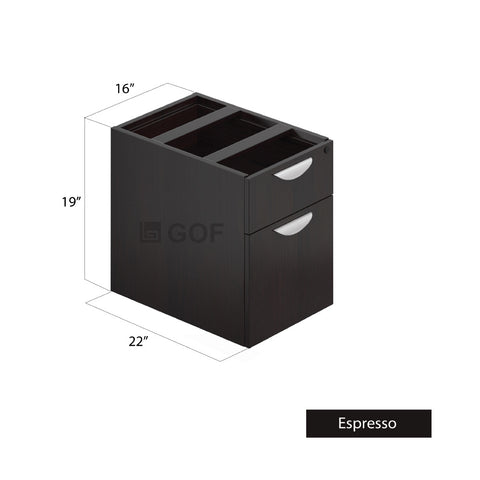 GOF 2 Person Separate Workstation Cubicle (5'D x 13'W x 6'H-W) / Office Partition, Room Divider - Kainosbuy.com