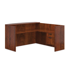 6' x 6' Reception Desk with Hanging B/F Pedestal