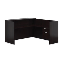 6' x 6' Reception Desk with Hanging B/F Pedestal
