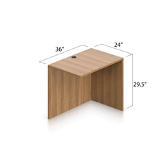 L66C - 5.5' x 5.5' L-Shape Workstation(Rectangular Desk with Two Hanging B/F Pedestal) - Kainosbuy.com