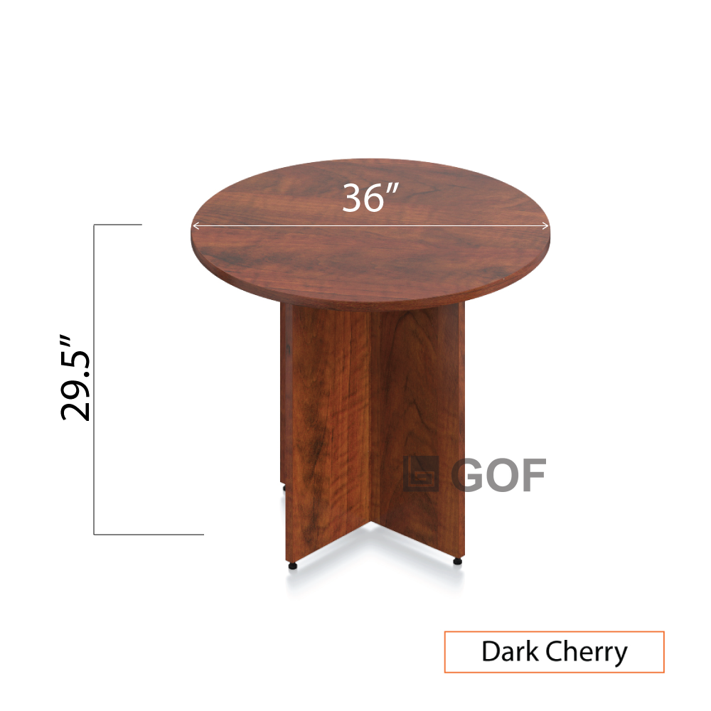 36" Round Table/Cross Base with 2 Chairs (G11650B) - Kainosbuy.com