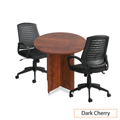 36" Round Table/Cross Base with 2 Chairs(G10902B) - Kainosbuy.com