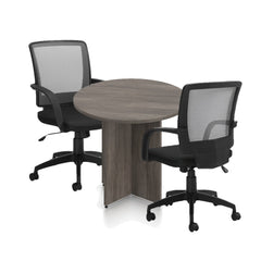 36" Round Table/Cross Base with 2 Chairs (G10900B) - Kainosbuy.com