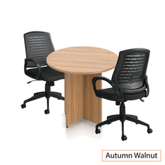36" Round Table/Cross Base with 2 Chairs(G10902B) - Kainosbuy.com