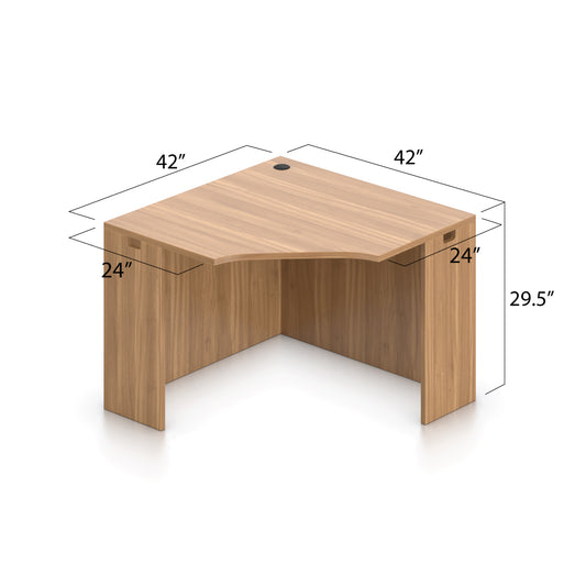 Corner Desk - 42" x 42" - Kainosbuy.com