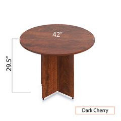 42" Round Table/Cross Base with 3 Chairs (G10902B) - Kainosbuy.com
