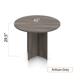42" Round Table/Cross Base with 3 Chairs (G10902B) - Kainosbuy.com