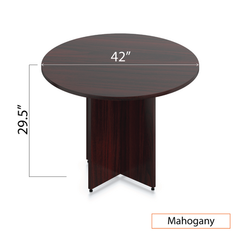 42" Round Table/Cross Base with 3 Chairs (G11650B) - Kainosbuy.com