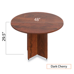 48" Round Table/Cross Base with 4 Chairs (G11650B) - Kainosbuy.com