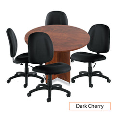 48" Round Table/Cross Base with 4 Chairs (G11650B) - Kainosbuy.com