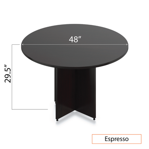48" Round Table/Cross Base with 4 Chairs (G11650B) - Kainosbuy.com