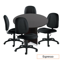 48" Round Table/Cross Base with 4 Chairs (G11650B) - Kainosbuy.com