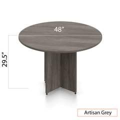 48" Round Table/Cross Base with 4 Chairs (G11650B) - Kainosbuy.com