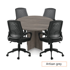 48" Round Table/Cross Base with 4 Chairs (G10902B) - Kainosbuy.com