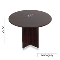 48" Round Table/Cross Base with 4 Chairs (G10902B) - Kainosbuy.com