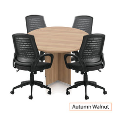 48" Round Table/Cross Base with 4 Chairs (G10902B) - Kainosbuy.com